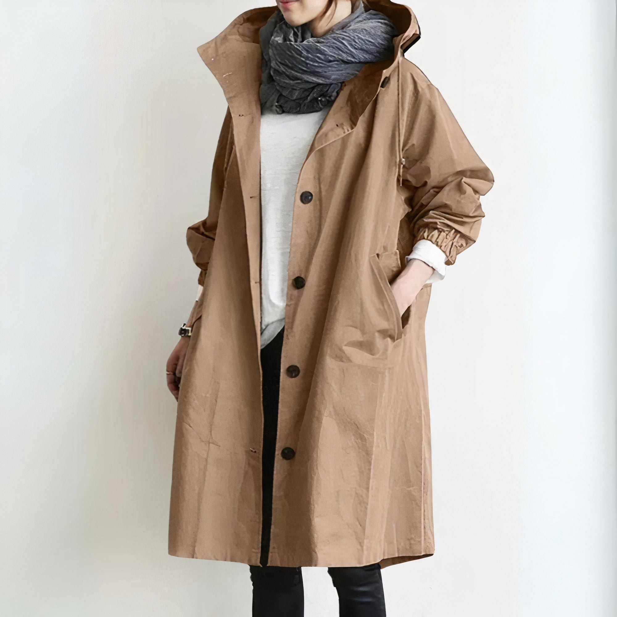 Albina - Trenchcoat met Windbreaker